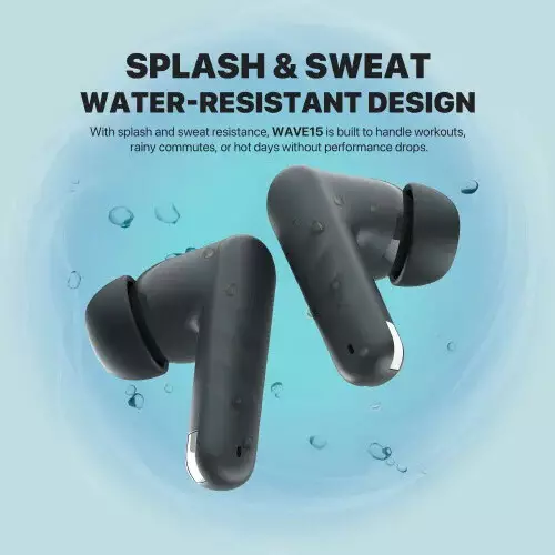Fantech TW16 WAVE Bluetooth True Wireless Earbuds (White) - 3
