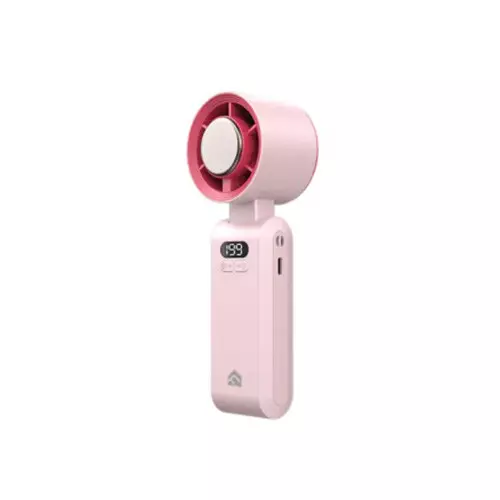FANTECH PAC6 Portable Handheld Mini Charger Fan Pink