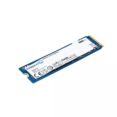 Kingston NV3 500GB NVMe M.2 2280 PCIe Gen4 Internal SSD - 1