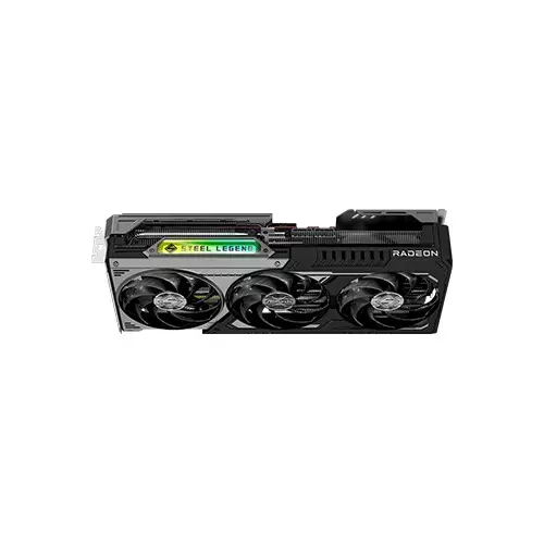Asrock AMD Radeon RX 9070 XT Steel Legend Dark 16GB Graphics Card - 4