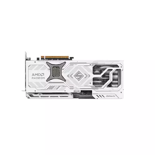 ASRock AMD Radeon RX 9070 XT Steel Legend 16GB GDDR6 White Graphics Card - 4