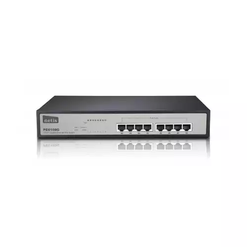 Netis PE6108GH Gigabit 8 Port Ethernet PoE Switch