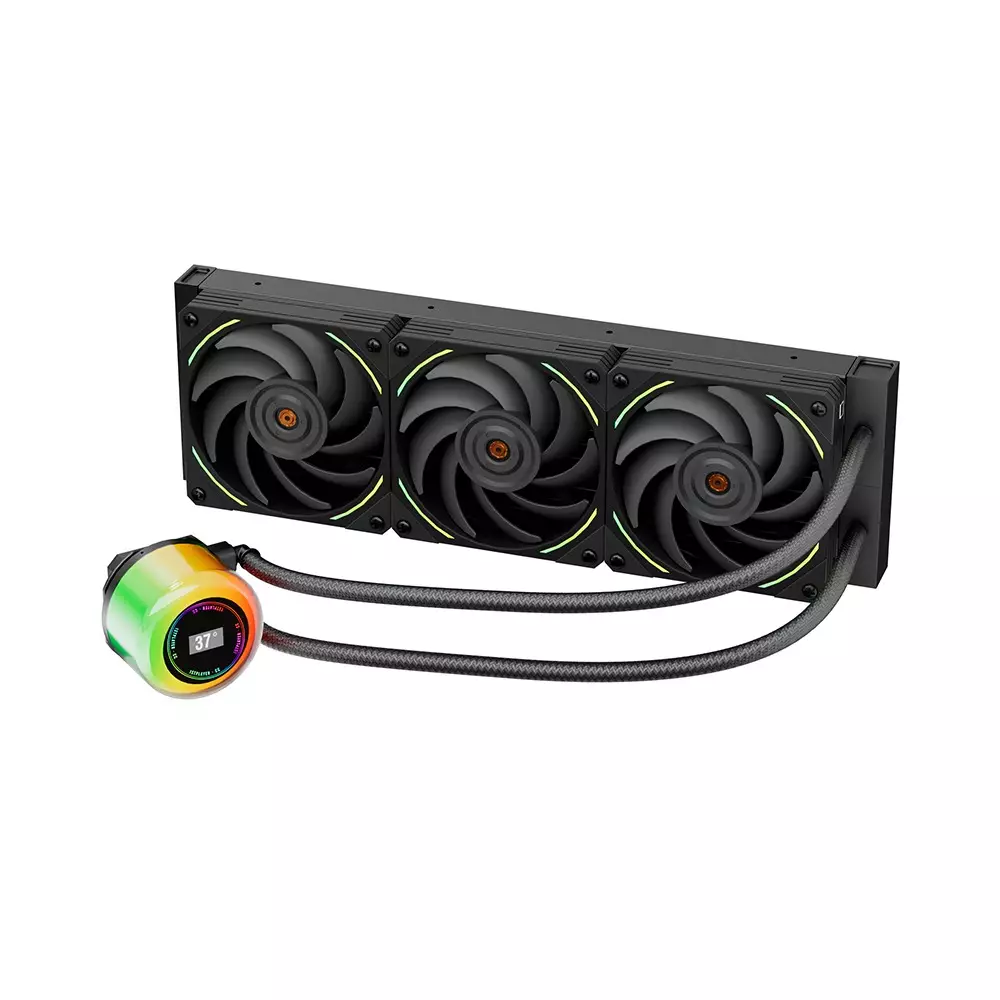 1STPLAYER CC 360 ARGB LIQUID COOLER (BLACK) - 3
