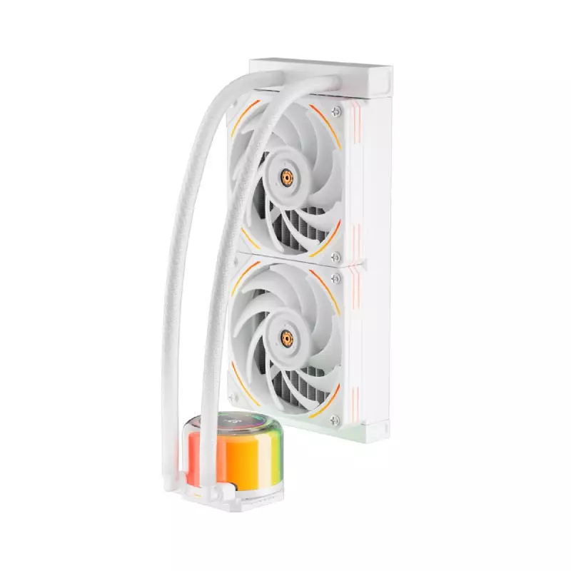 1STPLAYER CC 240ARGB LIQUID COOLER (WHITE) - 2