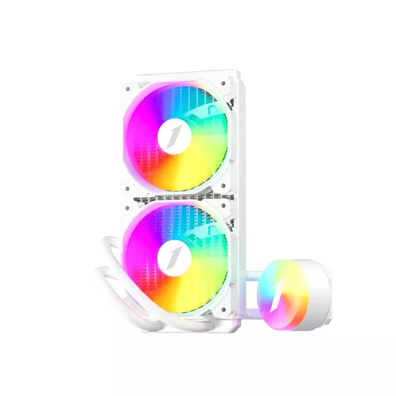 1stPlayer TS2 240 Thunderstorm ARGB Liquid CPU Cooler (White) - 3