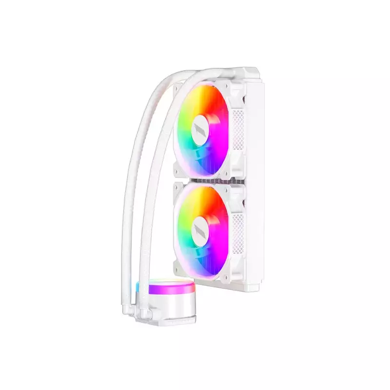 1stPlayer TS2 240 Thunderstorm ARGB Liquid CPU Cooler (White) - 4