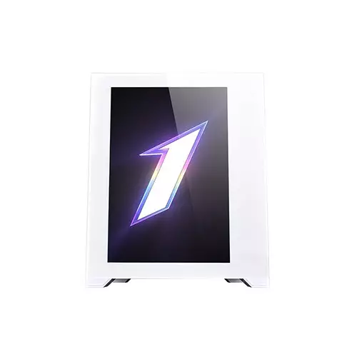 1STPLAYER SP7 Emotion View ATX Gaming Case (White) - 1