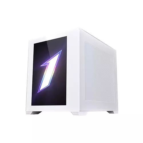 1STPLAYER SP7 Emotion View ATX Gaming Case (White) - 4