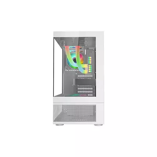 1STPLAYER Mi7-A ATX RGB Gaming Case (White) - 2