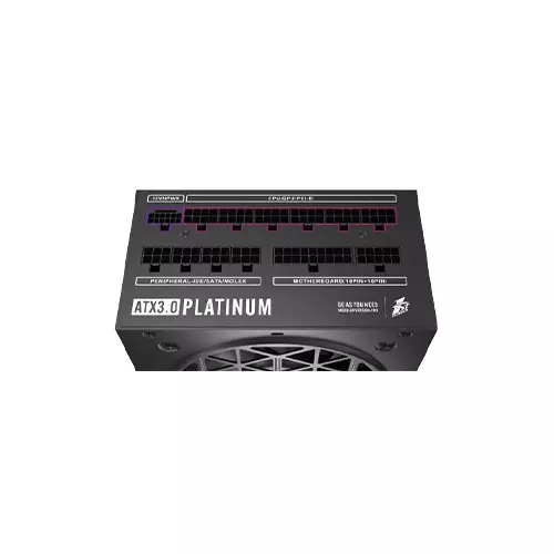 1ST PLAYER NGDP 1300W 80 Plus Platinum Full Modular ATX 3.1 Power Supply (Black) - 5