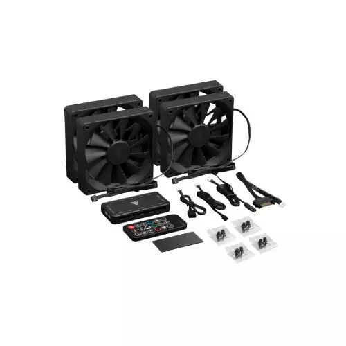 Gamdias AEOLUS M3-1204R PWM ARGB Casing Fan - 4