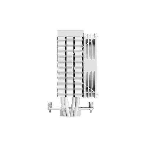 Gamdias BOREAS E2-41D WH 120mm PWM Fan 4 Heat Pipes Single Tower Air CPU Cooler (White) with Digital Display - 3