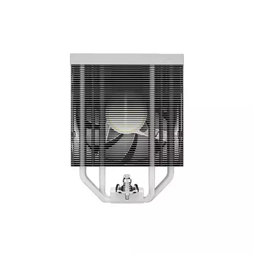 Gamdias BOREAS E2-41D WH 120mm PWM Fan 4 Heat Pipes Single Tower Air CPU Cooler (White) with Digital Display - 4