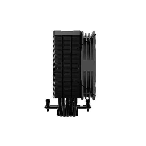 Gamdias BOREAS M2-510 120mm Hydraulic Bearing PWM Fan 5 Copper Heat Pipes Single Tower Air CPU Cooler (Black) - 4
