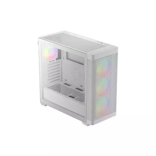 Gamdias ATHENA M3 WH ARGB Built-in 4 PWM Fans E-ATX Mid-Tower Gaming Casing (White) - 2