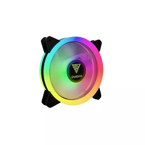 Gamdias AEOLUS M2-1205R RGB Cooling Case Fan - 1