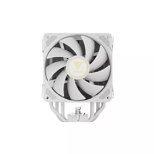 Gamdias BOREAS M2-51D WH Digital Display Single Tower Air CPU Cooler - 1