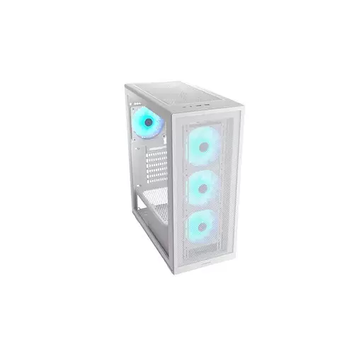 COUGAR MX220 RGB Mid Tower ATX Gaming Case (White) - 1