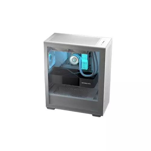 COUGAR MX220 RGB Mid Tower ATX Gaming Case (White) - 3
