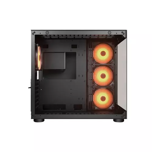 Cougar FV150 RGB Mid Tower Micro ATX Dual Chamber Computer Case - Black - 5