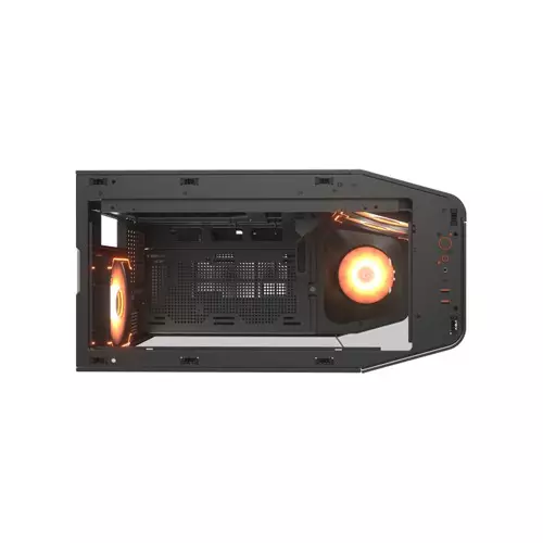 Cougar FV270 RGB Mid Tower M-ATX Computer Case-Black - 2