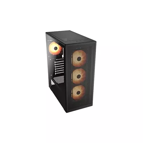 Cougar MX220 RGB Mid Tower ATX Gaming Black Case - 1