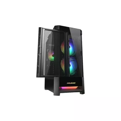 Cougar Duoface RGB Mid Tower ATX Gaming Case Black - 1