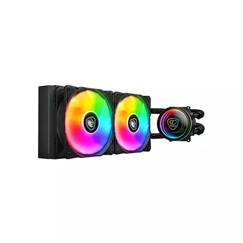 Cougar Poseidon Elite ARGB 240 240mm ARGB AIO Liquid CPU Cooler (Black) - 1
