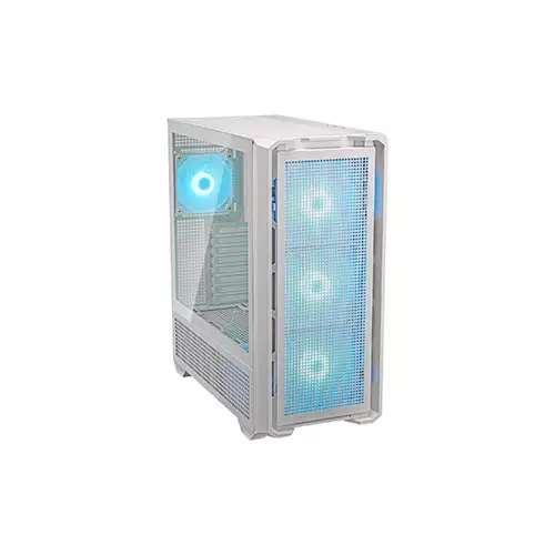 Cougar MX600 RGB Full Tower E ATX Gaming Casing (White) - 1