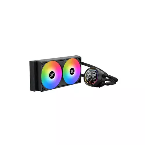 Xigmatek LK Pro 240 Digital 240mm ARGB Liquid CPU Cooler with Digital LCD Display - 2