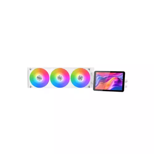 Xigmatek Connect Pro 360 Arctic ARGB Liquid CPU Cooler with 7″ Multi Display