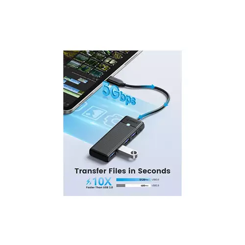 ORICO PAPW4A-C3 PW Series 4-Port USB Type-C HUB - 1