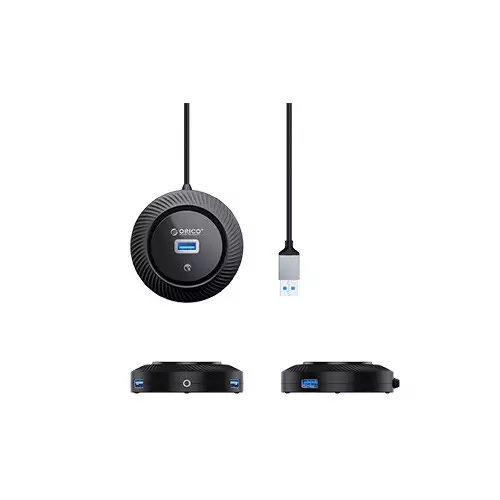ORICO YK4-U3 Type 4-Port USB Hub with Audio/Mic Port - 1