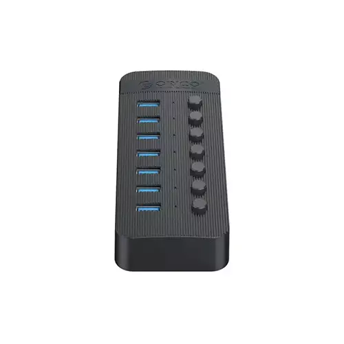 ORICO CT2U3-7AB 7-Port USB3.0 Hub with Individual Switches - 1
