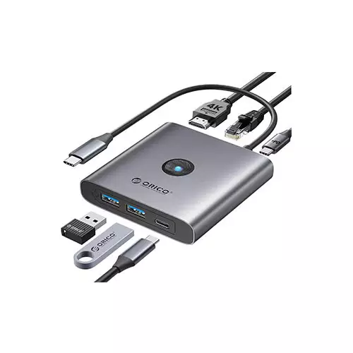 ORICO 8 in 1 Type C Dock Multifunctional Station - 1