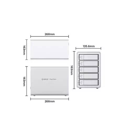 ORICO-9958C3 5Big RAID DAS Studio - 1