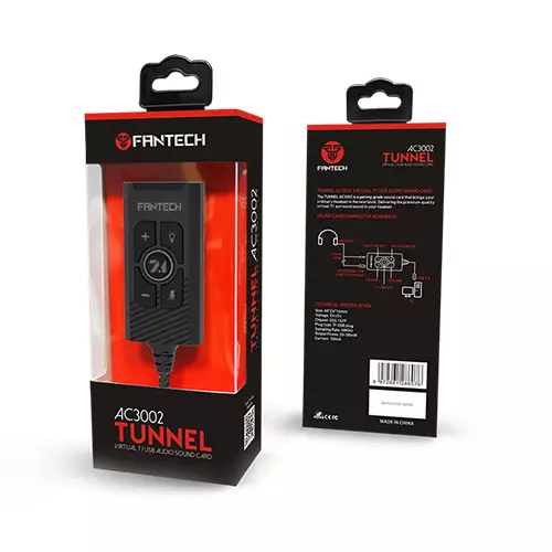 Fantech TUNNEL AC3002 VIRTUAL 7.1 USB AUDIO SOUND CARD - 5