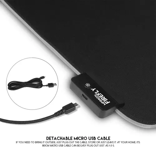 FANTECH MPR800S FIREFLY RGB MOUSE PAD - 3