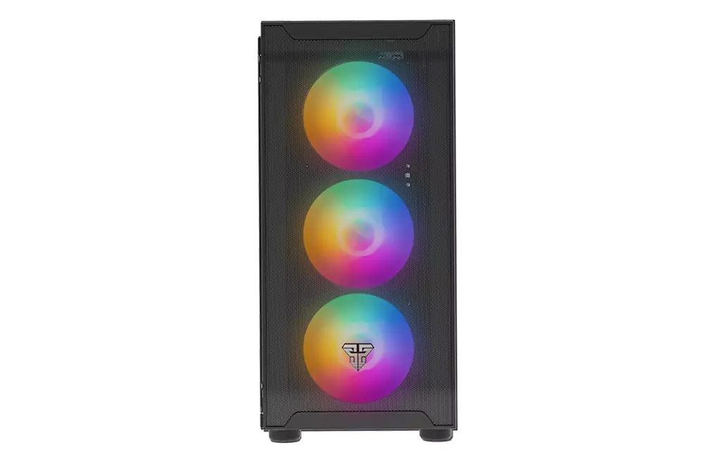FANTECH AERO CG80 MID TOWER BLACK ATX GAMING CASING - 1