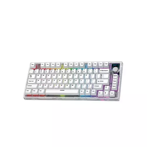 FANTECH MAXFIT81 MK910 WIRELESS BLUETOOTH GAMING MECHANICAL KEYBOARD WHITE - 1
