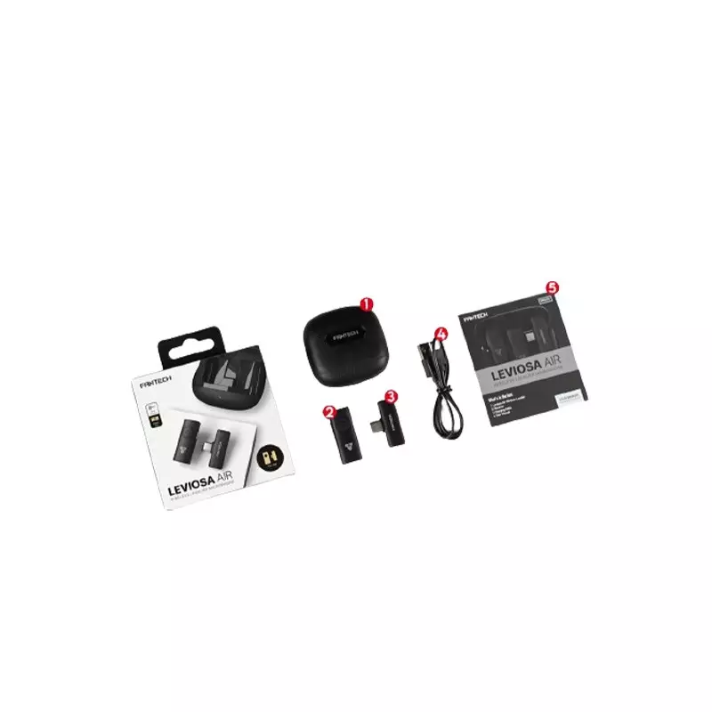 Fantech LEVIOSA AIR WMV11C Lavalier Type C Wireless Microphone - 2