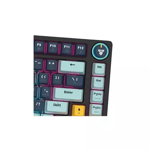 Fantech ATOM 81 MK875V2 RGB Wired Mechanical Gaming Keyboard (Navy Blue) - 6