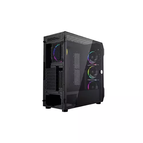 FANTECH AERO XL CG81 RGB FAN FULL TOWER CASE BLACK - 2
