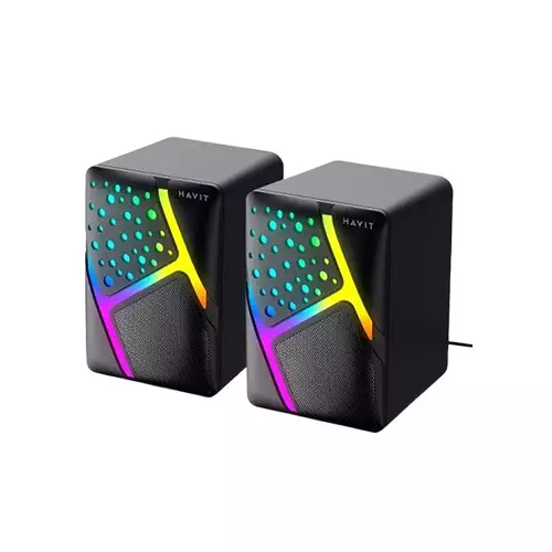 Havit SK763 USB RGB Lights Sports Speaker (Black) - 2