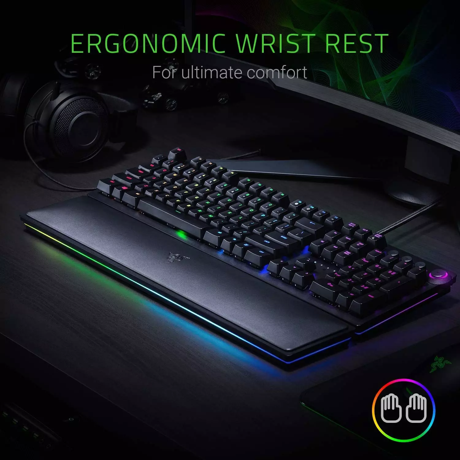 Razer Huntsman Elite Opto-Mechanical Switch Gaming Keyboard - 2