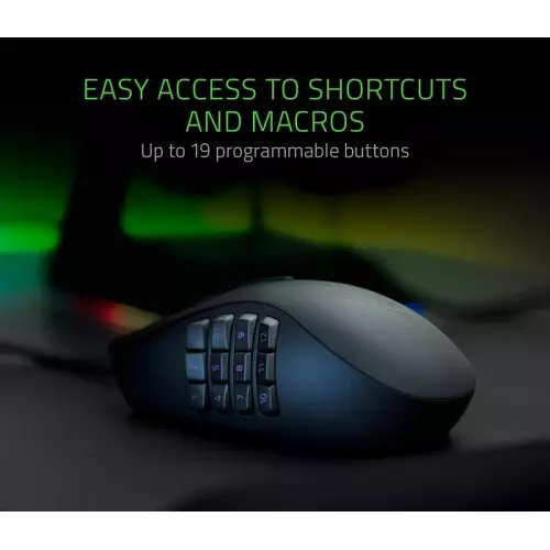 Razer Naga Trinity - Multi-color Wired MMO Gaming Mouse - 2