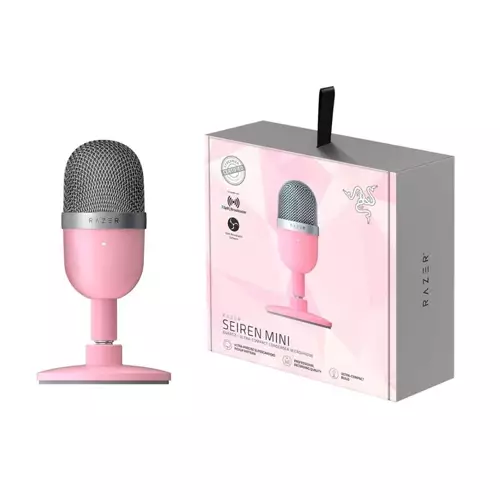 Razer Seiren Mini Streaming Microphone (Pink) - 1