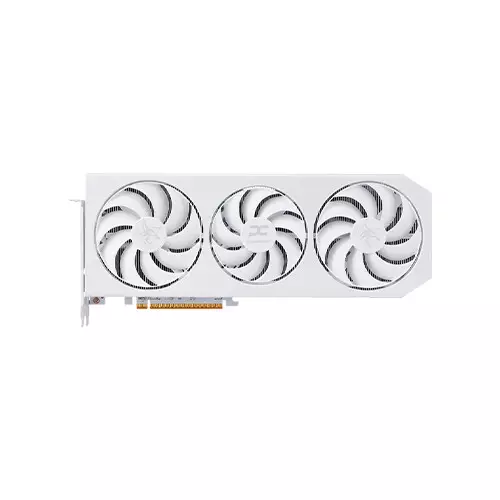 PowerColor Hellhound Spectral White AMD Radeon RX 9070 XT 16GB GDDR6 Graphics Card - 1