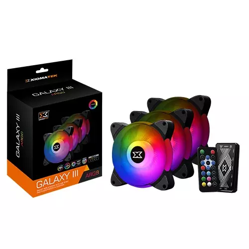 Xigmatek Galaxy III Essential 3 IN 1 PACK CASE COOLING FAN - 1