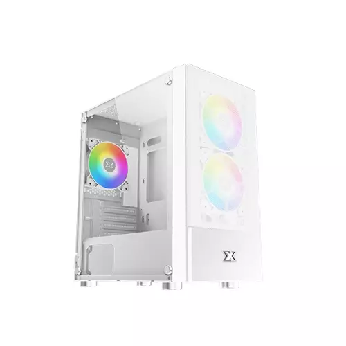 XIGMATEK OREO ARCTIC TEMPERED GLASS MINI TOWER CASE